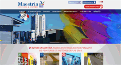Desktop Screenshot of maestria.fr